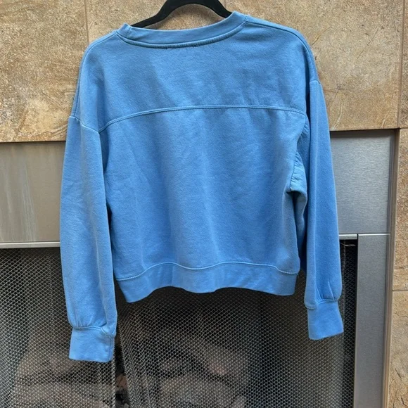 ZARA Blue Sweatshirt - Picture 4 of 5